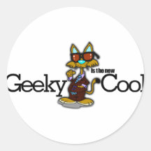 Geeky est le nouveau cool adhésifs