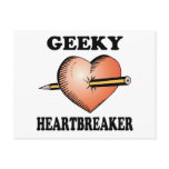 GEEKY HEARTBREAKER POST CARD