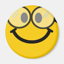 Geeky smiley magnets