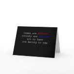 Geeky Valentine Greeting Card