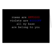 Geeky Valentine Greeting Card