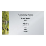 Geese by Willow Business Cards