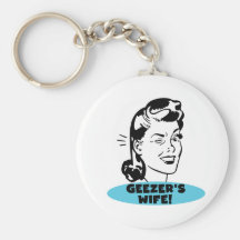 Geezer's Wife Keychain