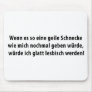 geile schnecke icon mouse pads