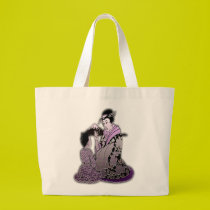 Geisha argenté sacs