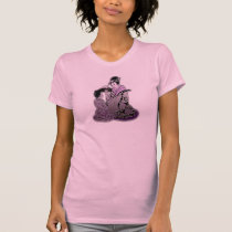 Geisha argenté t-shirts