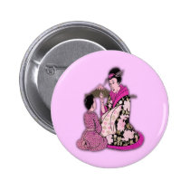Geisha boutons publicitaires
