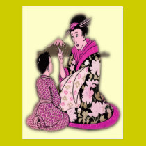 Geisha cartes postales