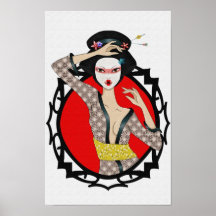 Geisha de fleur posters