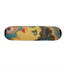 "Geisha détrôné " Skateboards