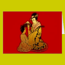 Geisha d'or cartes