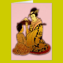 Geisha d'or cartes