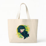 Geisha Flowers Tote Bag