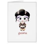 Geisha Girl Card