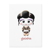 Geisha Girl Post Cards