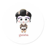 Geisha Girl Stickers