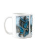 Geisha in blue coffee mugs