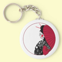 Geisha keychains