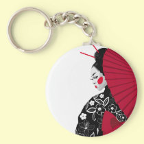 Geisha keychains