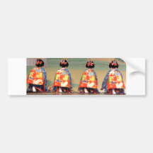 Geisha Row Bumper Sticker