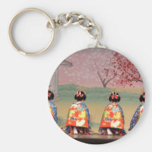 Geisha Row Keychains