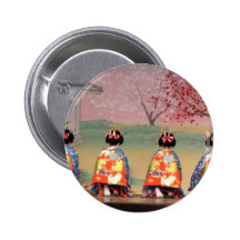 Geisha Row Pin