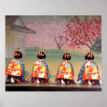 Geisha Row Print