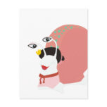 Geisha snail postcards