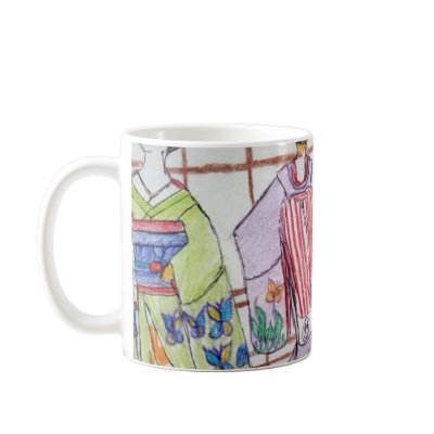 Geisha's clothes coffee mug by shishie