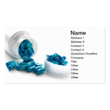 Gel capsule business cards