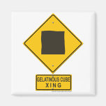 Gelatinous Cube XING Fridge Magnet