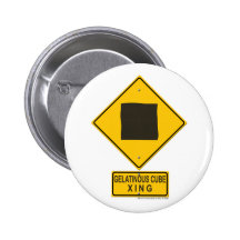 Gelatinous Cube XING Pinback Button