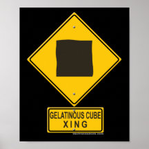 Gelatinous Cube XING Posters