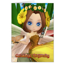 Gelukkige Verjaardag - Flemish - Dutch Birthday Greeting Card