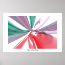 Gem Links One - Abstract Digital Print by B. Crisp