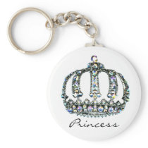 Gem of a Tiara Princess Keychain