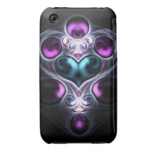 Gem Stone Heart iPhone 3 Case-Mate Case