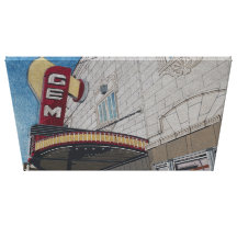 Gem Theatre - Kansas City MO Stretched Canvas Print