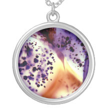 Gem World Necklace - Purple Bird