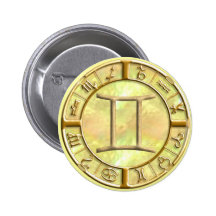Gémeaux Badge Avec Épingle