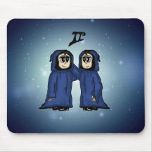 Gémeaux mignons tapis de souris