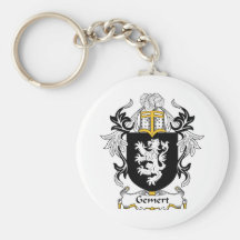 Gemert Family Crest Key Chains