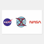 Gemini 10 Young and Collins Rectangle Stickers