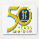 Gemini 50th Anniversary Logo Mousepad