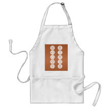 GEMINI Astrology Zodiac Symbol Aprons