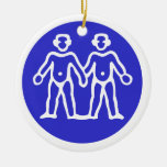 Gemini Blue Ornament