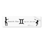 Gemini Constellation/Zodiac Bumper Sticker
