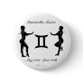 Gemini Constellation/Zodiac Button