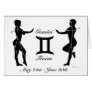 Gemini Constellation/Zodiac Card