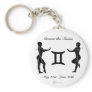 Gemini Constellation/Zodiac Keychain